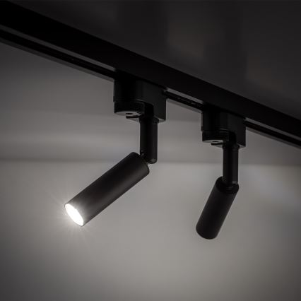 LED Спот за 1-фазна релсова система LAGOS 1xG9/3W/230V черен