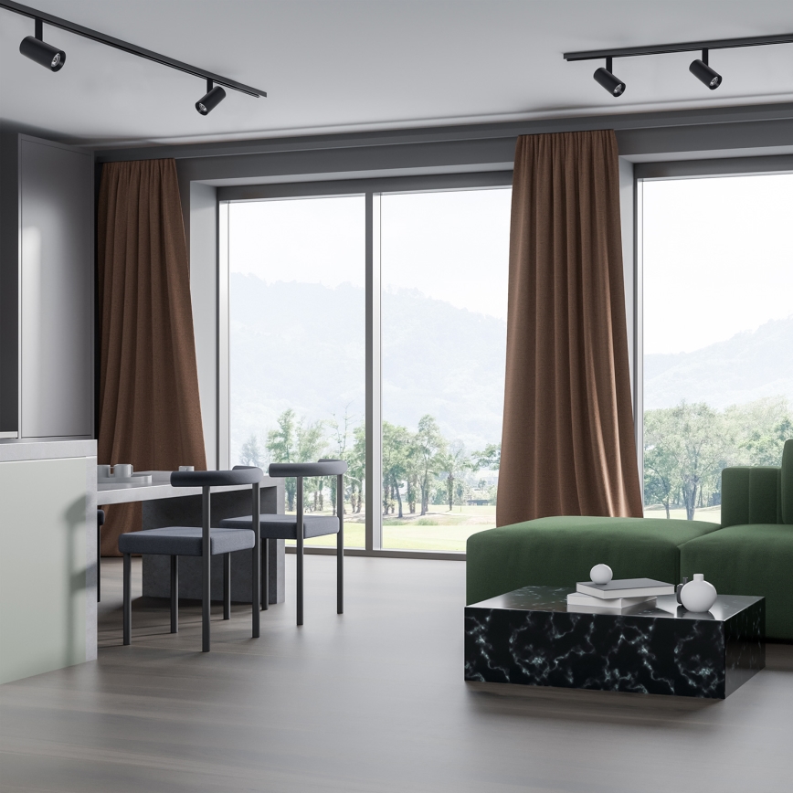 LED Спот за релсова система MAGNETIC TRACK LED/10W/48V черен