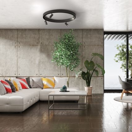 LED Спот за релсова система MAGNETIC TRACK LED/7W/48V 3000K черен