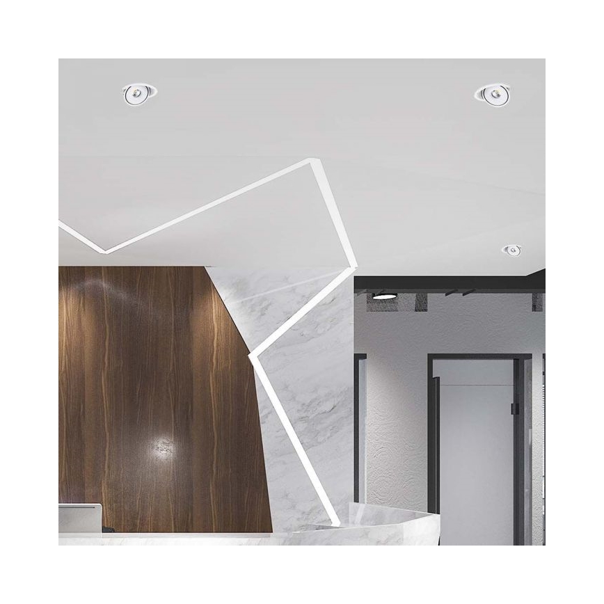 LED Спот за вграждане LED/20W/230V 3000/4000/6400K Ø 16,5 см бял