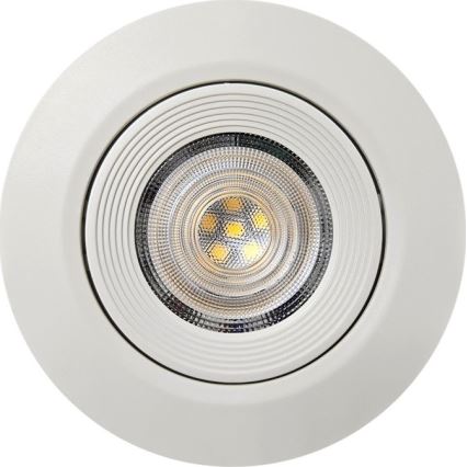 LED Вграден/повърхностен монтаж спот 2в1 LED/5W/230V 4200K Ø 9,3 см бял