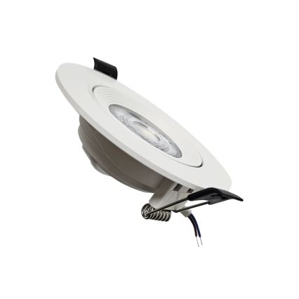 LED Вграден/повърхностен монтаж спот 2в1 LED/5W/230V 4200K Ø 9,3 см бял