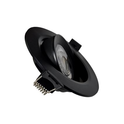 LED Вграден/повърхностен монтаж спот 2в1 LED/5W/230V 4200K Ø 9,3 см черен