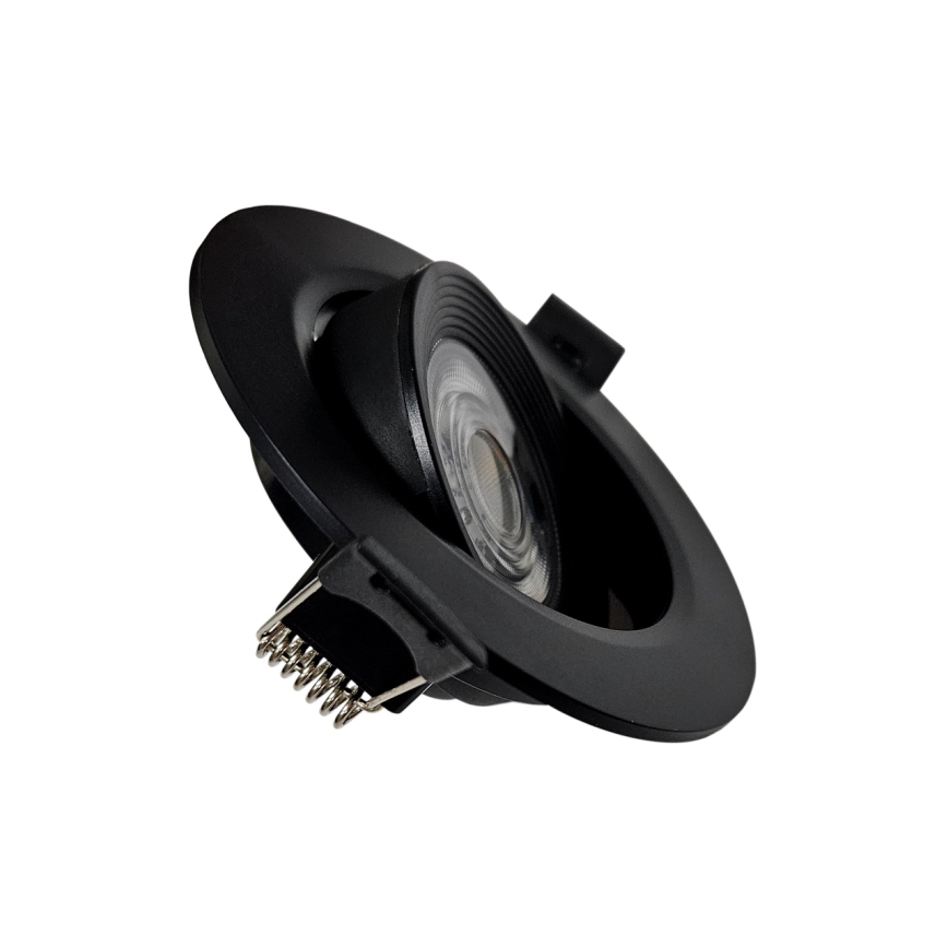 LED Вграден/повърхностен монтаж спот 2в1 LED/5W/230V 4200K Ø 9,3 см черен