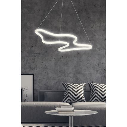 LED Стаен Лустер ARTISAN LED/36W/230V 6500K Бял