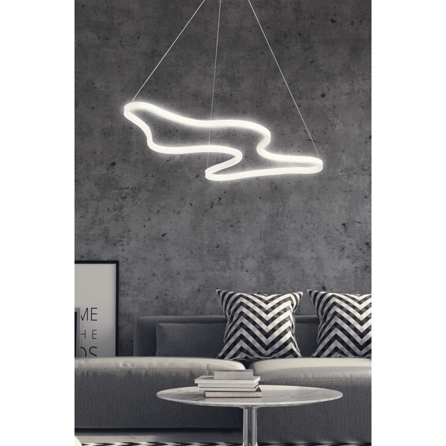LED Стаен Лустер ARTISAN LED/36W/230V 6500K Бял