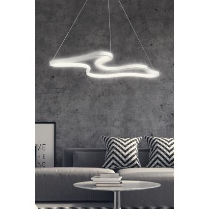 LED Стаен Лустер ARTISAN LED/36W/230V 6500K Бял