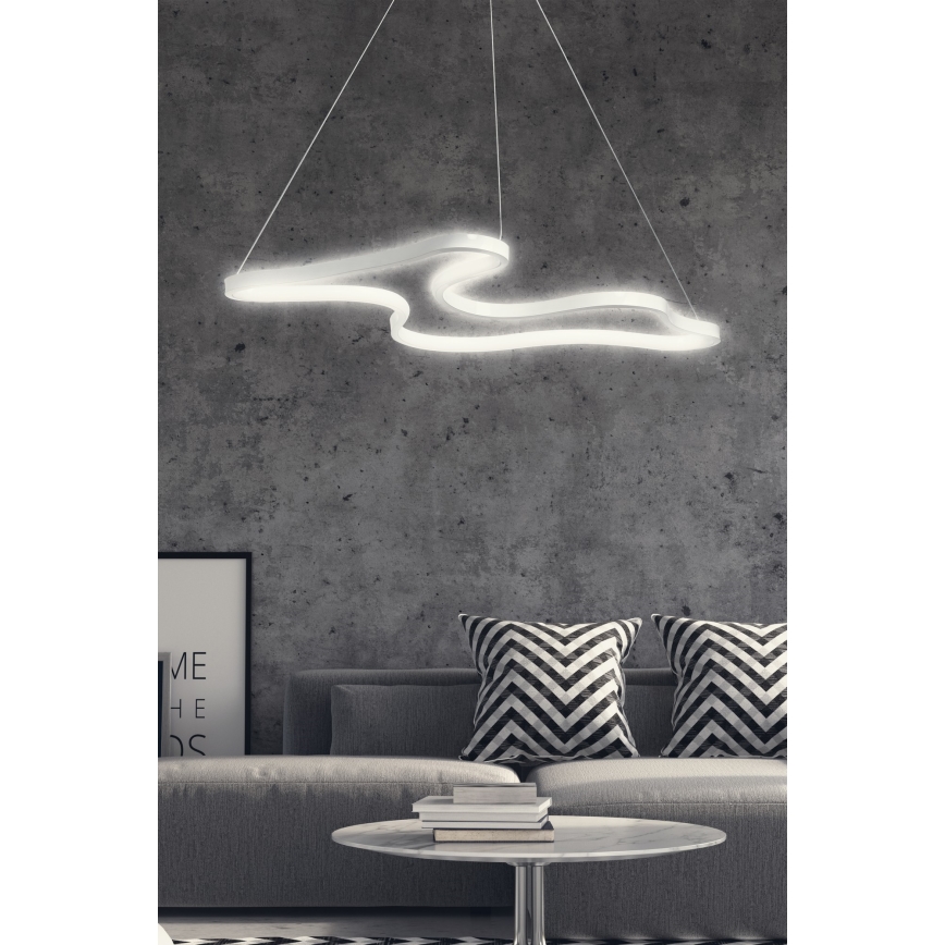 LED Стаен Лустер ARTISAN LED/36W/230V 6500K Бял