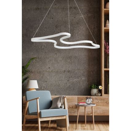 LED Стаен Лустер ARTISAN LED/36W/230V 6500K Бял