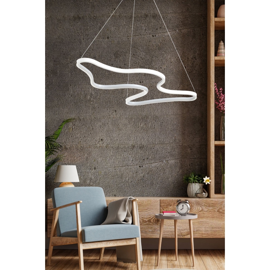 LED Стаен Лустер ARTISAN LED/36W/230V 6500K Бял