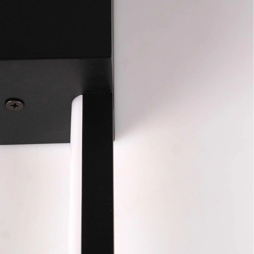 LED стенен аплик AISHA LED/12W/230V 4000K 80 cm черен