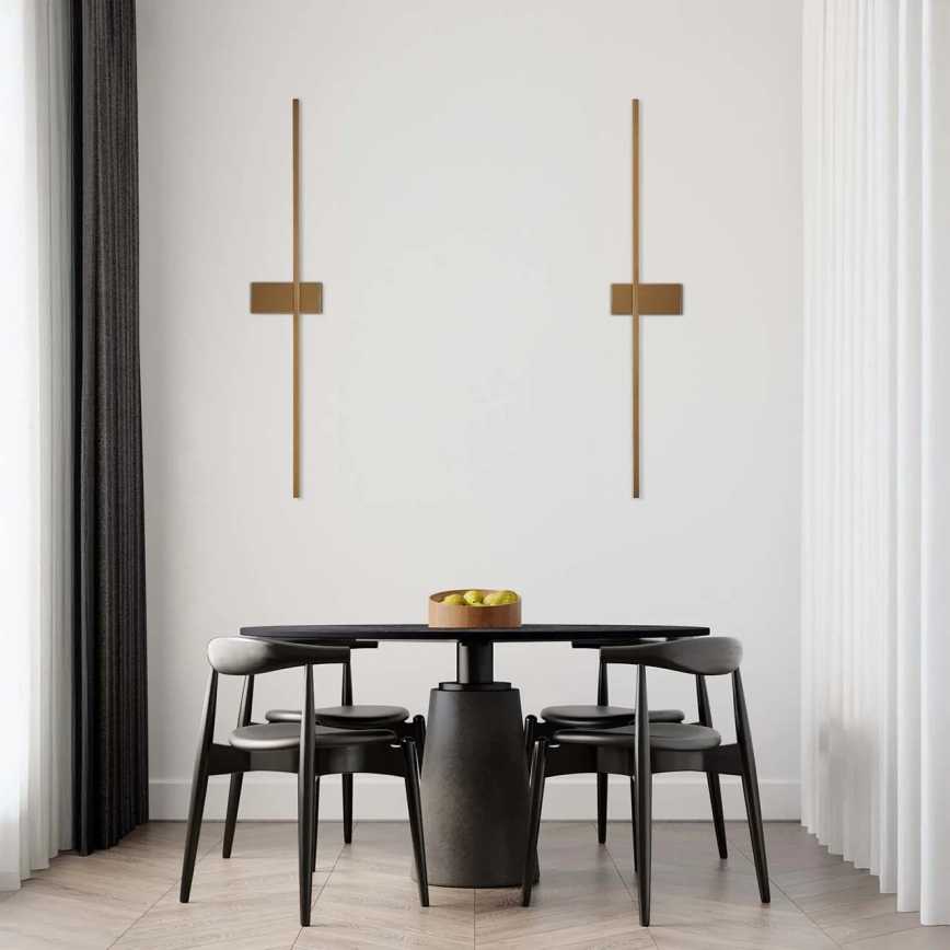 LED стенен аплик AISHA LED/12W/230V 4000K 80 cm златист