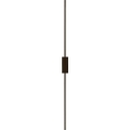 LED стенен аплик AISHA LED/20W/230V 4000K 120 cm черен
