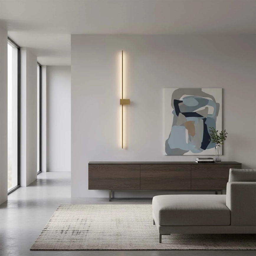 LED стенен аплик AISHA LED/20W/230V 4000K 120 cm златист