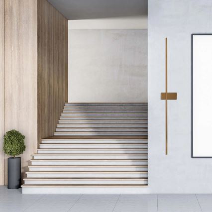 LED стенен аплик AISHA LED/20W/230V 4000K 120 cm златист