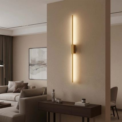 LED стенен аплик AISHA LED/20W/230V 4000K 120 cm златист