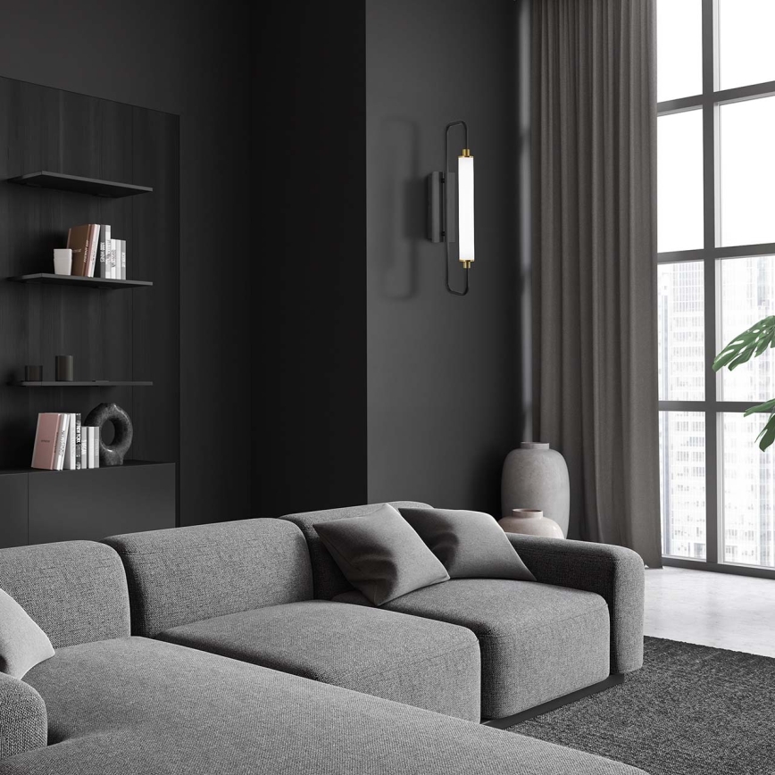 LED стенен аплик FELICJA LED/10W/230V 4000K черен