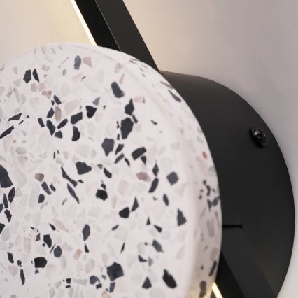 LED стенен аплик FLORENTYNA LED/24W/230V 4000K черен/бял