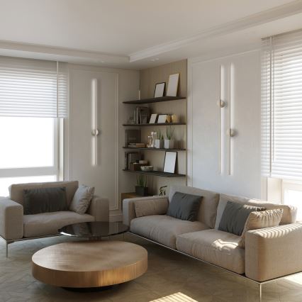 LED стенен аплик LANA LED/12W/230V 4000K бежов