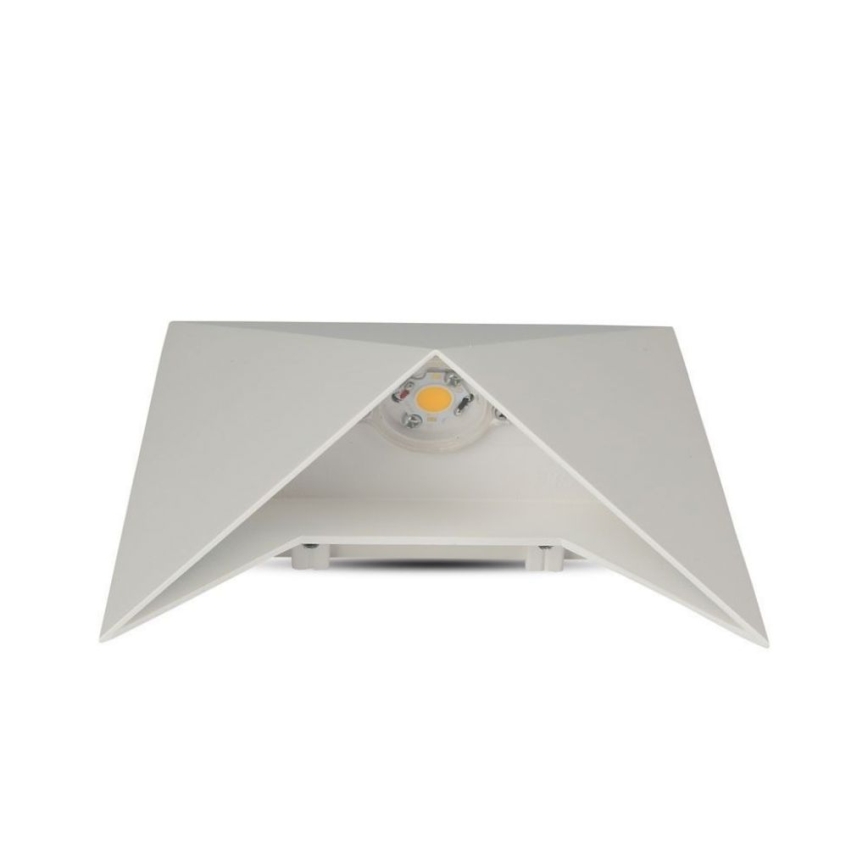 LED стенен аплик LED/5W/230V 4000K IP65 бял