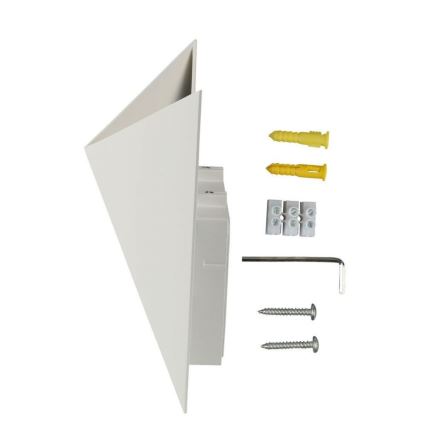 LED стенен аплик LED/5W/230V 4000K IP65 бял