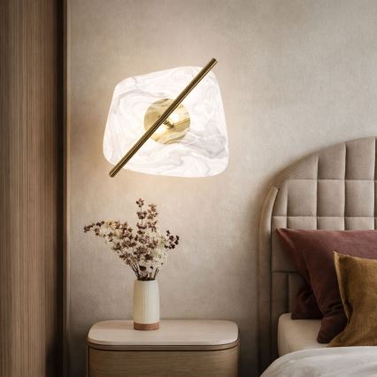 LED стенен аплик RELAX LED/5W/230V златист/бял