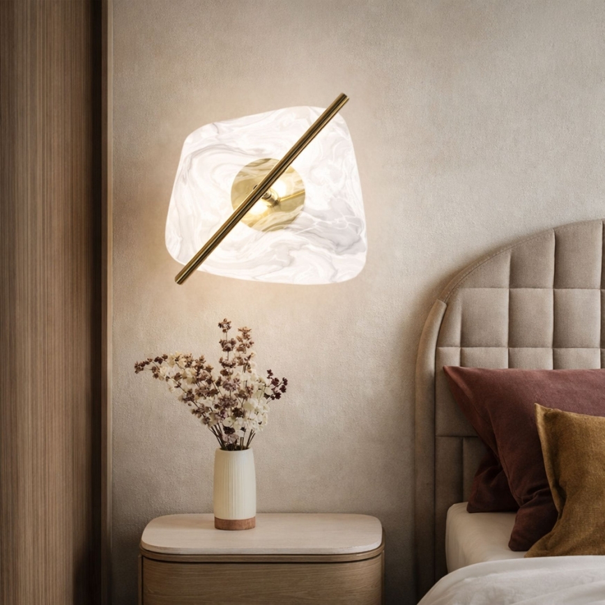 LED стенен аплик RELAX LED/5W/230V златист/бял