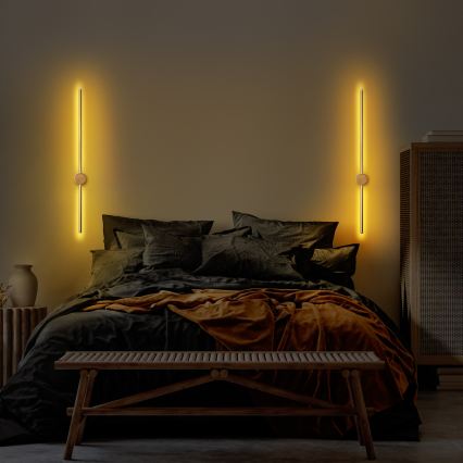 LED стенен аплик SWORD LED/13W/230V 3000K матово златисто