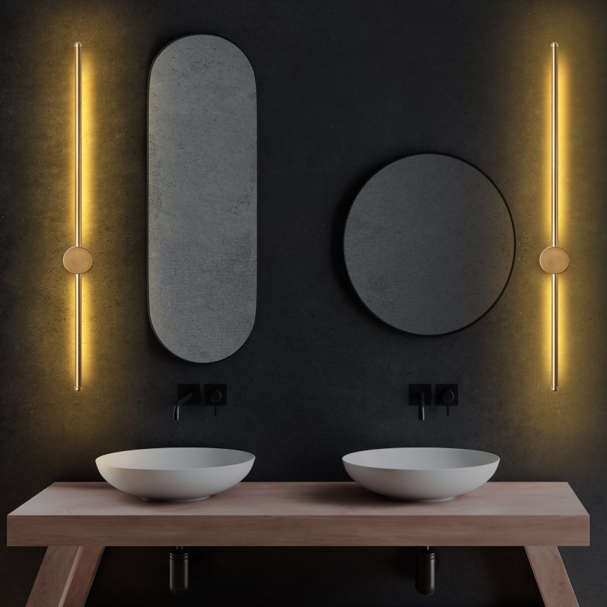 LED стенен аплик SWORD LED/13W/230V 3000K матово златисто