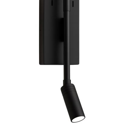 LED стенен аплик TORCH LED/6W/230V + LED/3W, черен