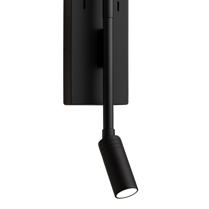 LED стенен аплик TORCH LED/6W/230V + LED/3W, черен