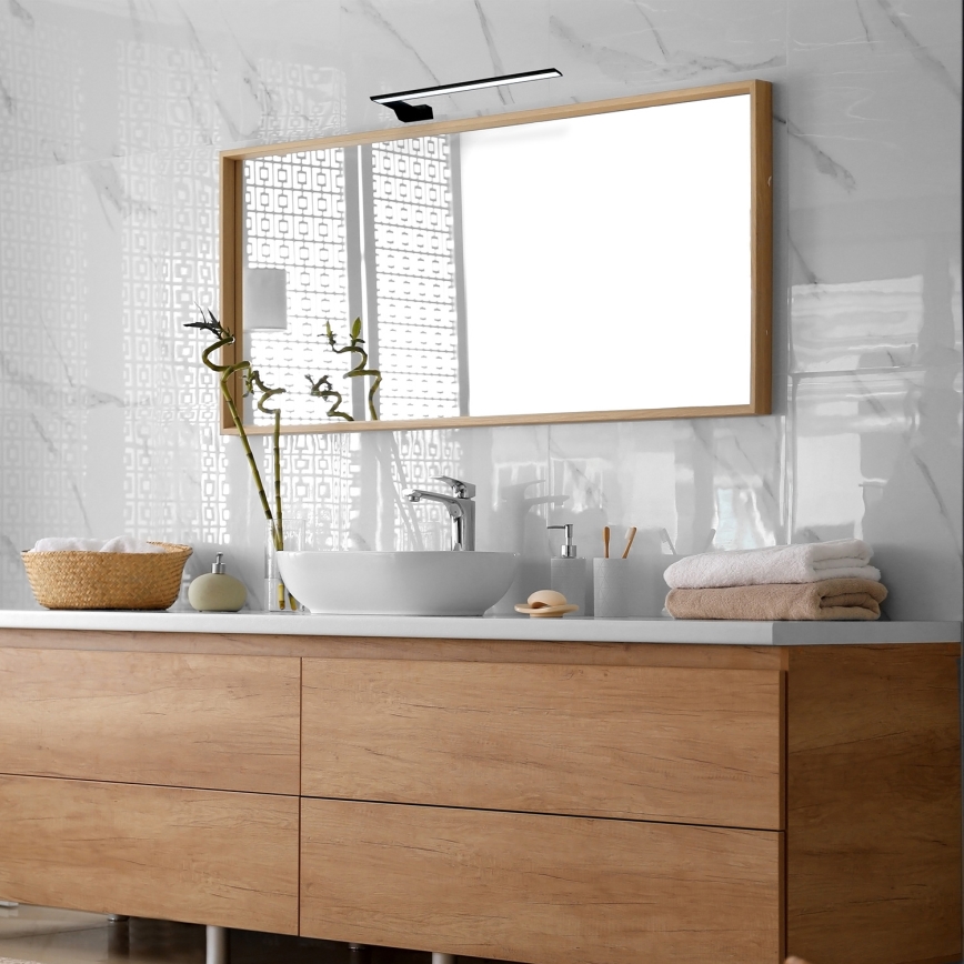 LED стенен аплик за баня SHINE LED/11W/230V 45 cm IP44 черен