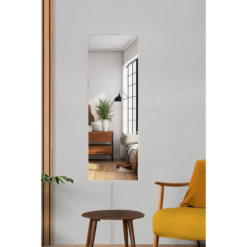LED стенно огледало с подсветка RECTANGULAR 80x20 см бяло