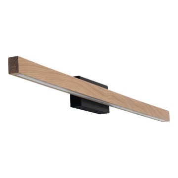 LED стенен осветител за баня AQUAVIVA LED/12W/230V, 80 см, IP44, дъб