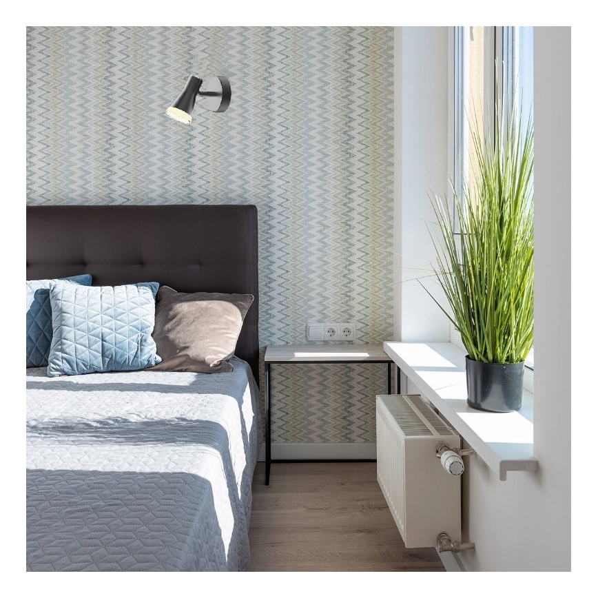 LED Стенен спот BERG LED/4,2W/230V черен