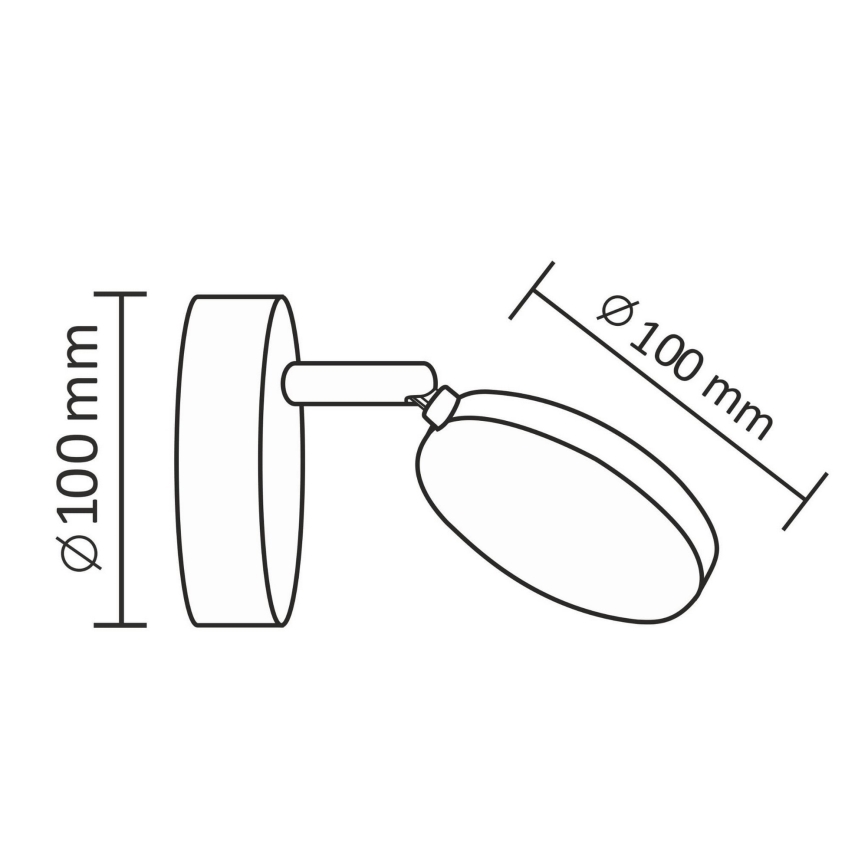 LED Стенен спот CAPRI LED/5W/230V