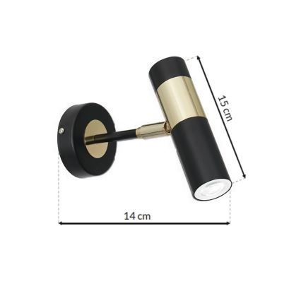 LED Стенен спот DALLAS 1xGU10/3W/230V