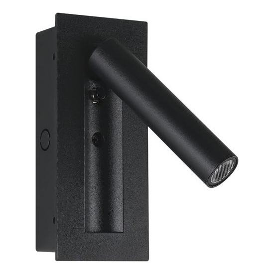 LED стенен спот LED/2W/230V 3000K черен