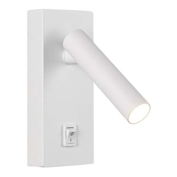 LED Стенен спот с превключвател LED/2W/230V 3000K бял