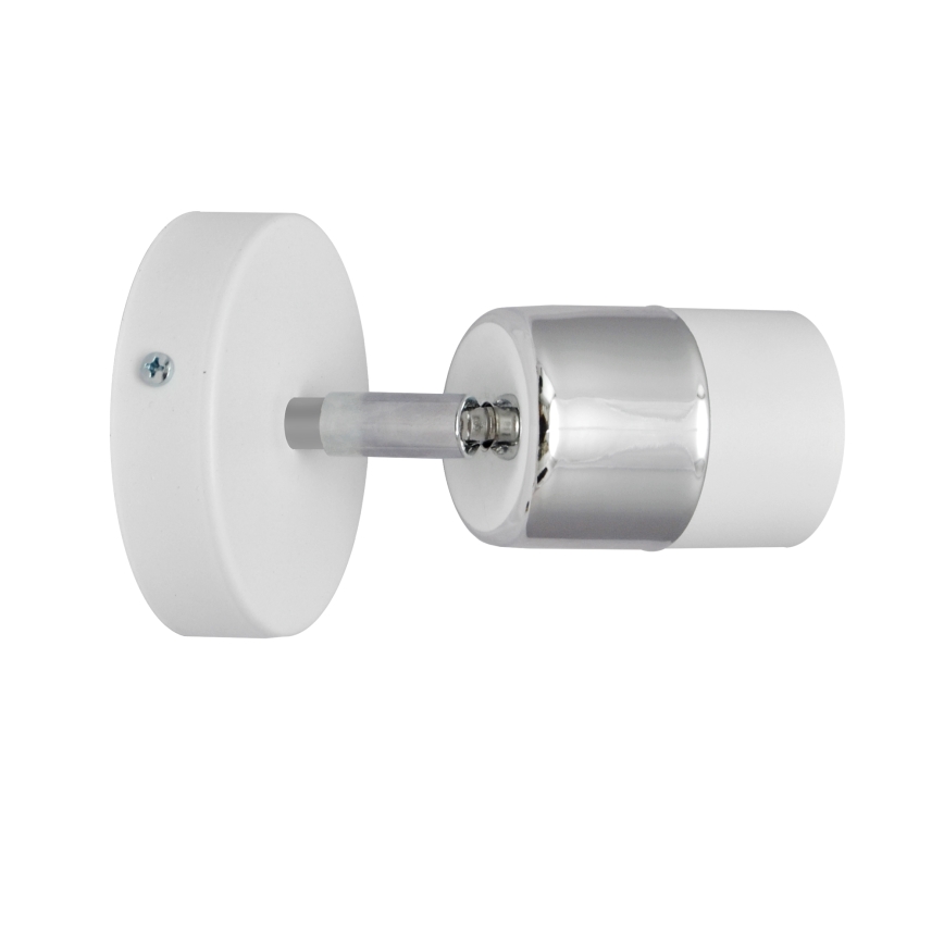 LED Стенен спот TUBSSON 1xGU10/4,8W/230V бял/лъскав хром