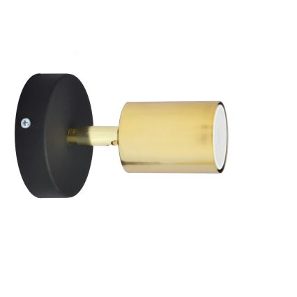 LED Стенен спот TUNE 1xGU10/4,8W/230V златист/черен