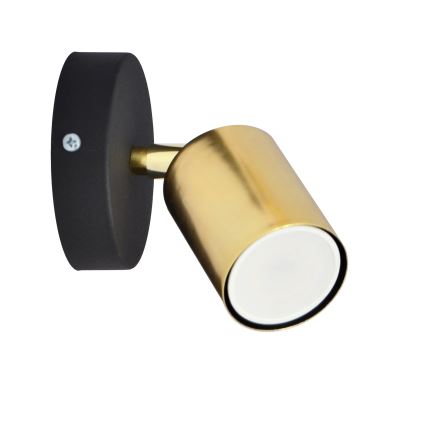 LED Стенен спот TUNE 1xGU10/4,8W/230V златист/черен