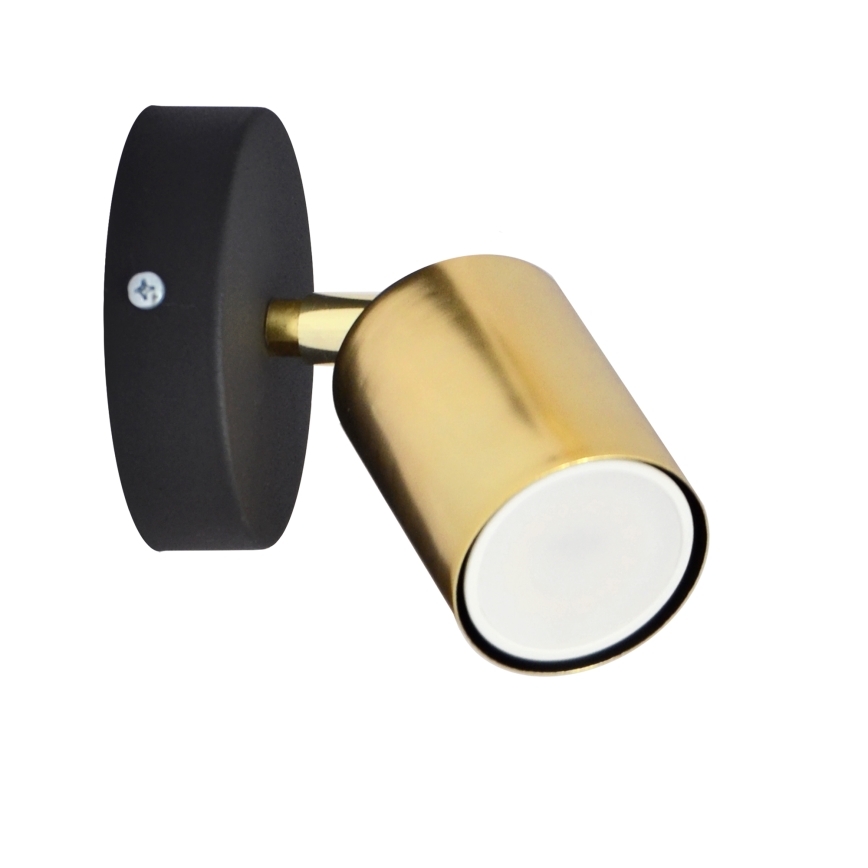 LED Стенен спот TUNE 1xGU10/4,8W/230V златист/черен