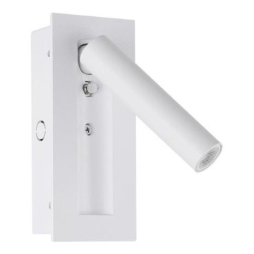 LED стенен точков аплик LED/2W/230V 3000K бял