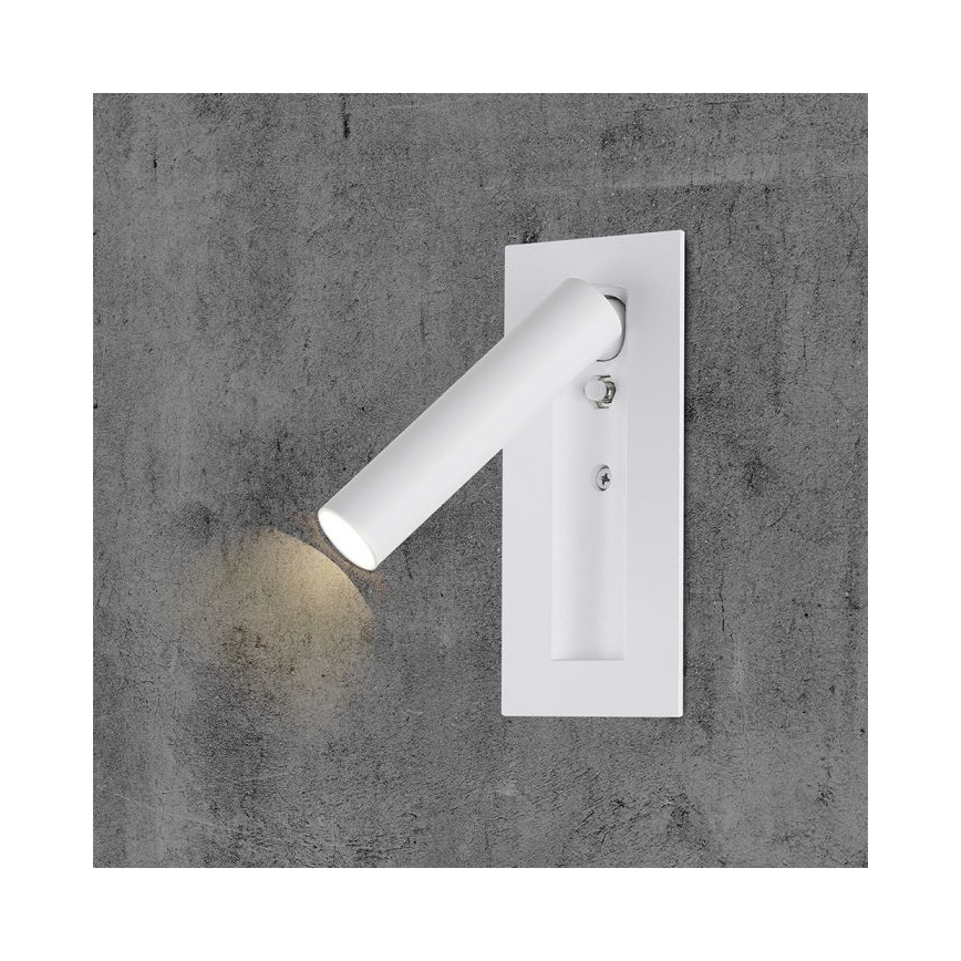 LED стенен точков аплик LED/2W/230V 3000K бял