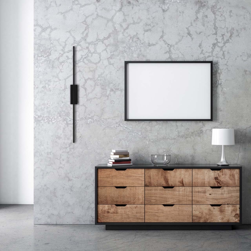 LED стенна лампа AISHA LED/12W/230V 4000K черна