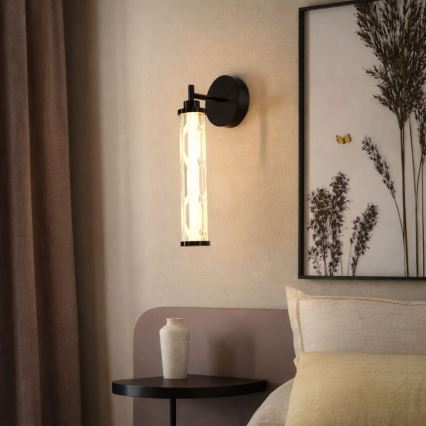 LED стенна лампа CORTE LED/10W/230V черна