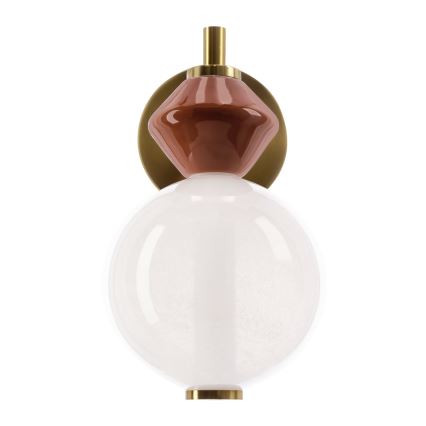 LED стенна лампа FLORES LED/7W/230V златна/кафява