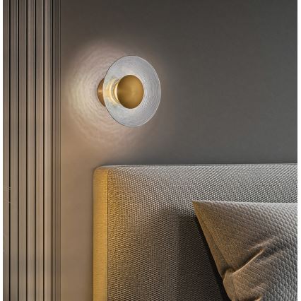 LED стенна лампа GLAMOUR LED/9W/230V златна