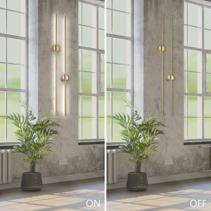 LED стенна лампа LANA LED/12W/230V 4000K матово златисто покритие